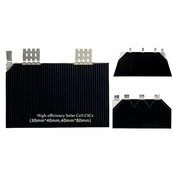 High-Efficiency Solar Cell CICs for Space Applications