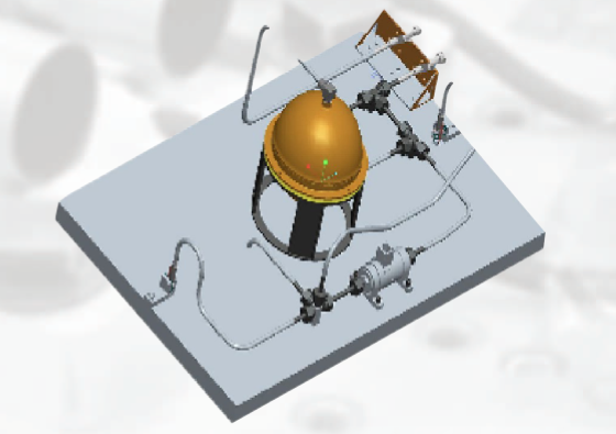 Tiny Satellite Position-Controlled Propulsion Module